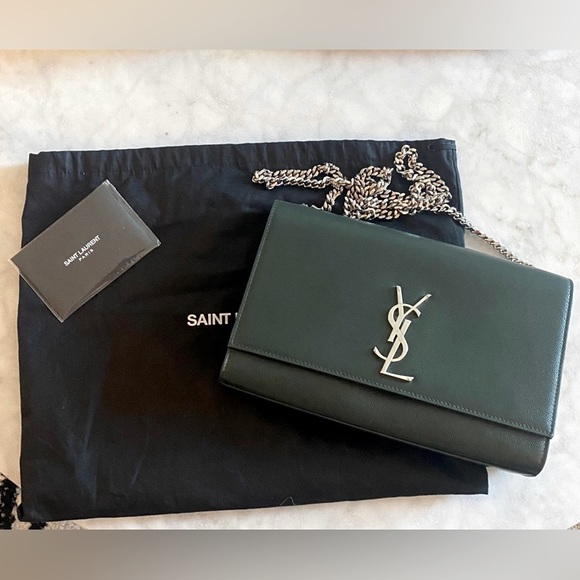 ❌SOLD!!!❌ Green YSL Medium Kate Bag - Picture 2 of 16